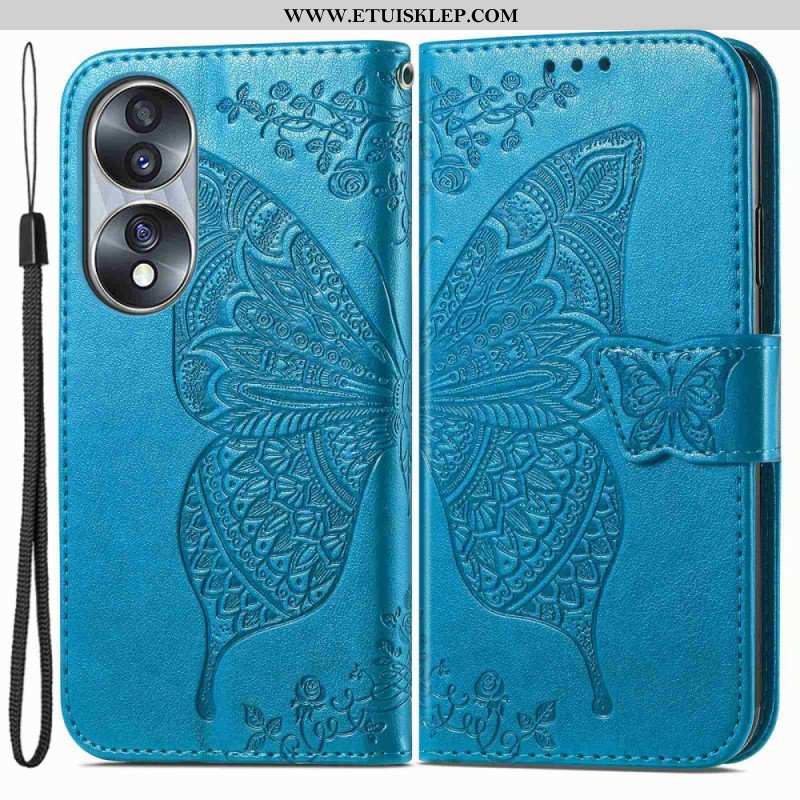 Etui Folio do Honor 70 Barokowy Motyl